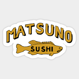 Matsuno Sushi Sticker